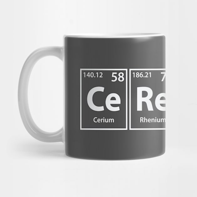 Cerebra (Ce-Re-B-Ra) Periodic Elements Spelling by cerebrands